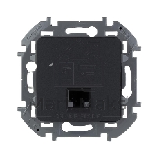 Информационная розетка RJ 45 - категория 5e - UTP - INSPIRIA - антрацит