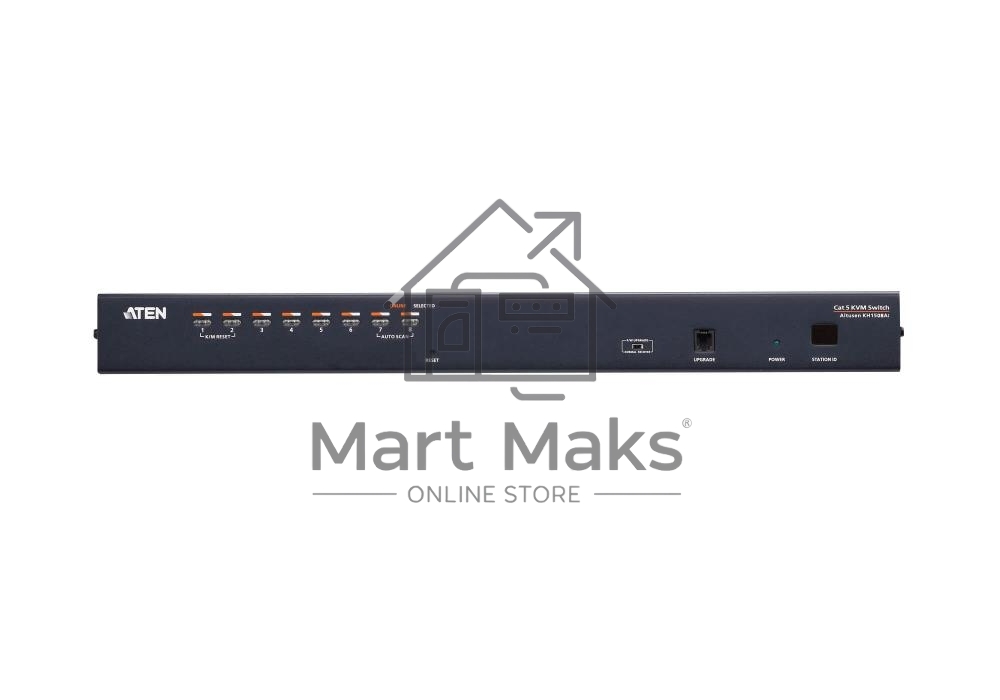 Переключатель электронный ATEN 8Port Cat 5 High Density KVM Over the NET