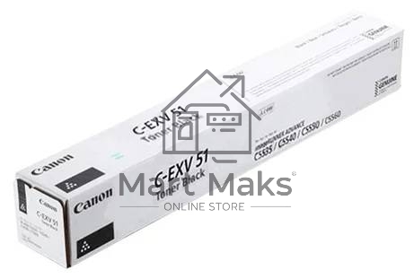 Картридж лазерный Canon C-EXV 51 черный (69 000 стр) для Canon imageRUNNER ADVANCE C5535/ C5535i/ C5540i/ C5550i/ C5560i