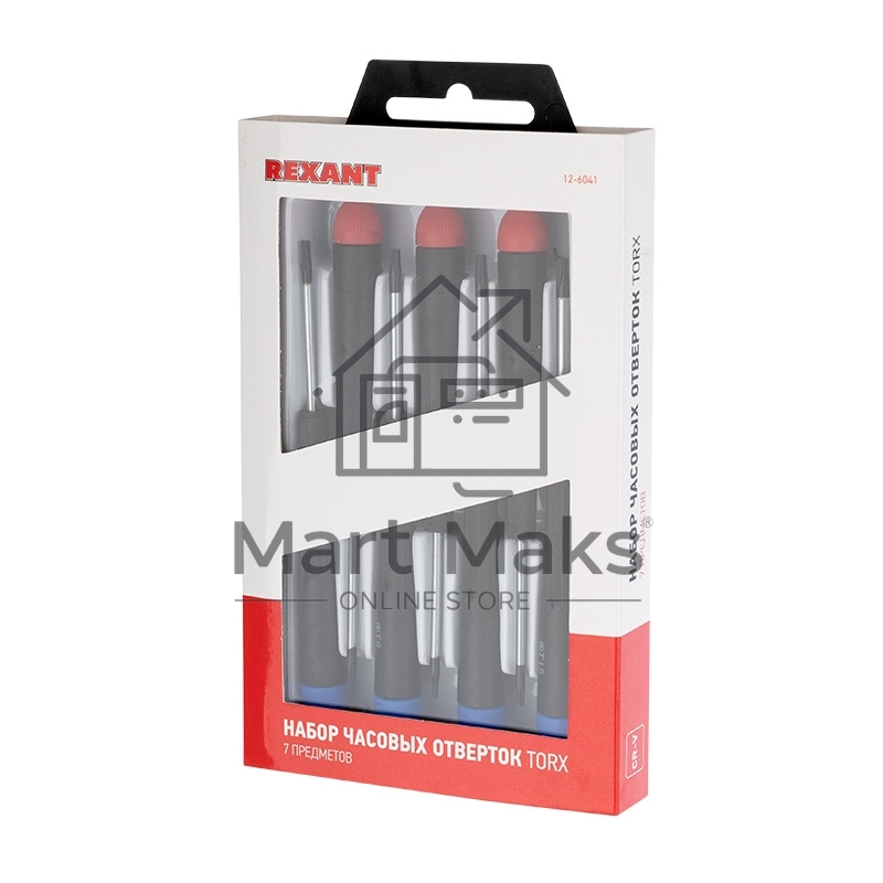 Набор часовых отверток TORX 7 предметов Rexant