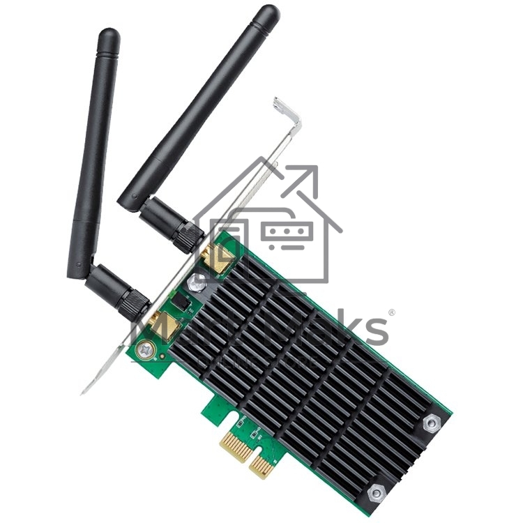 Адаптер TP-LINK ARCHER T4E AC1200 Двухдиапазонный Wi-Fi адаптер PCI Express