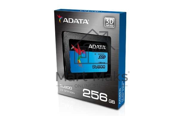 Накопитель SSD ADATA SU800, 256Gb, SATA III, 2.5