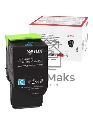 Картридж лазерный Xerox C310 голубой 5,5K (006R04369)