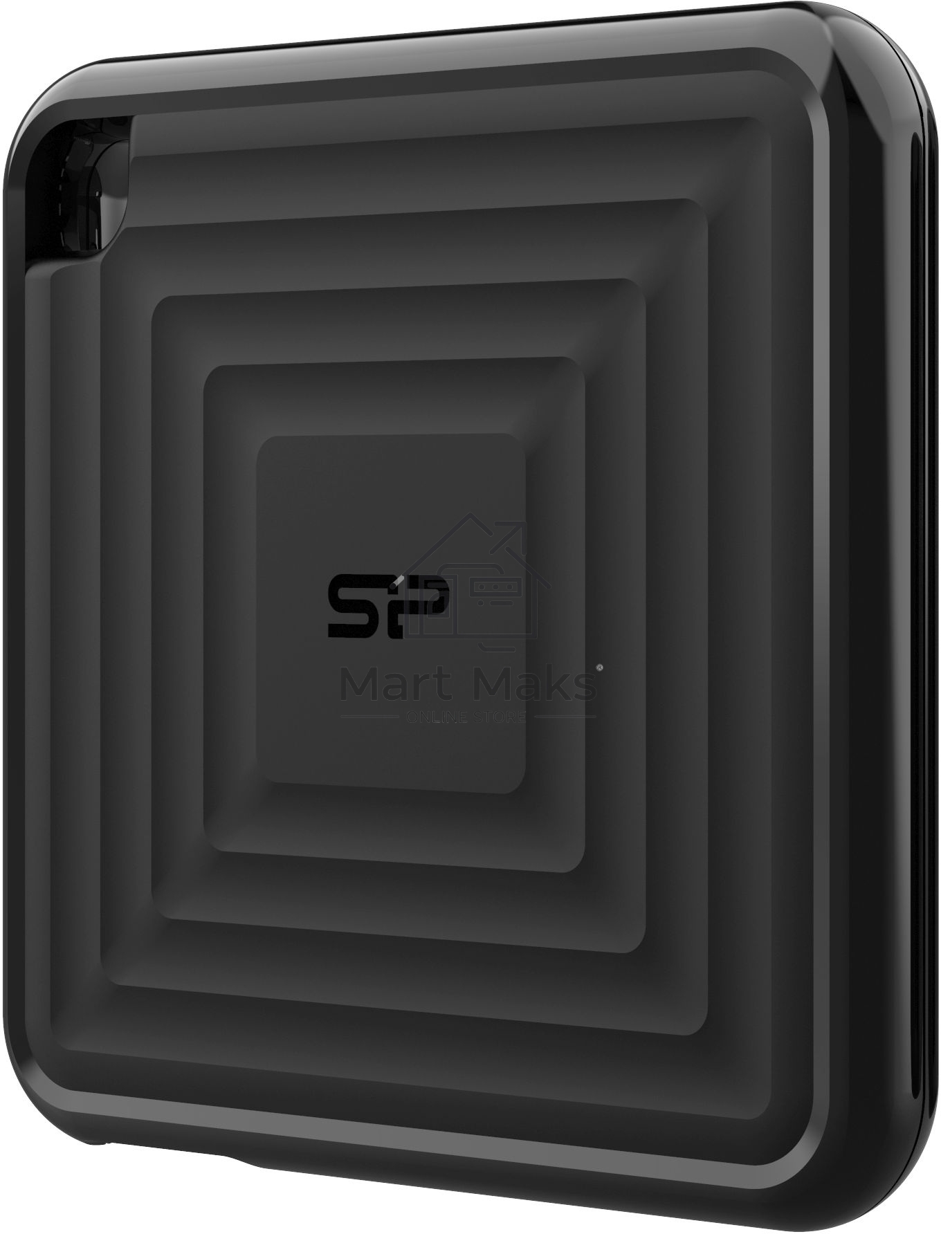 Внешний SSD 2TB Silicon Power PC60, External, USB 3.2 Type-C R/W - 540/500 MB/s черный