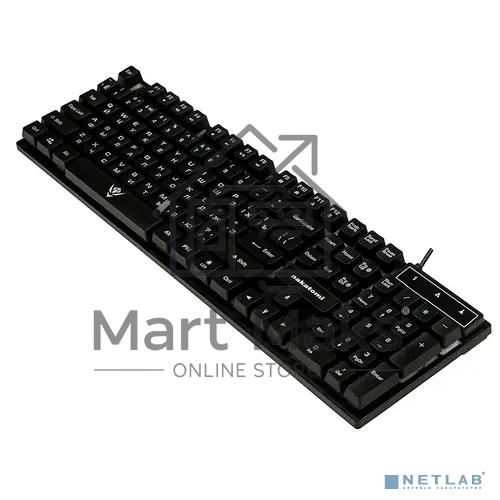 Клавиатура KG-23U BLACK Nakatomi Gaming - игровая с RGB-подсветкой, USB, черная 