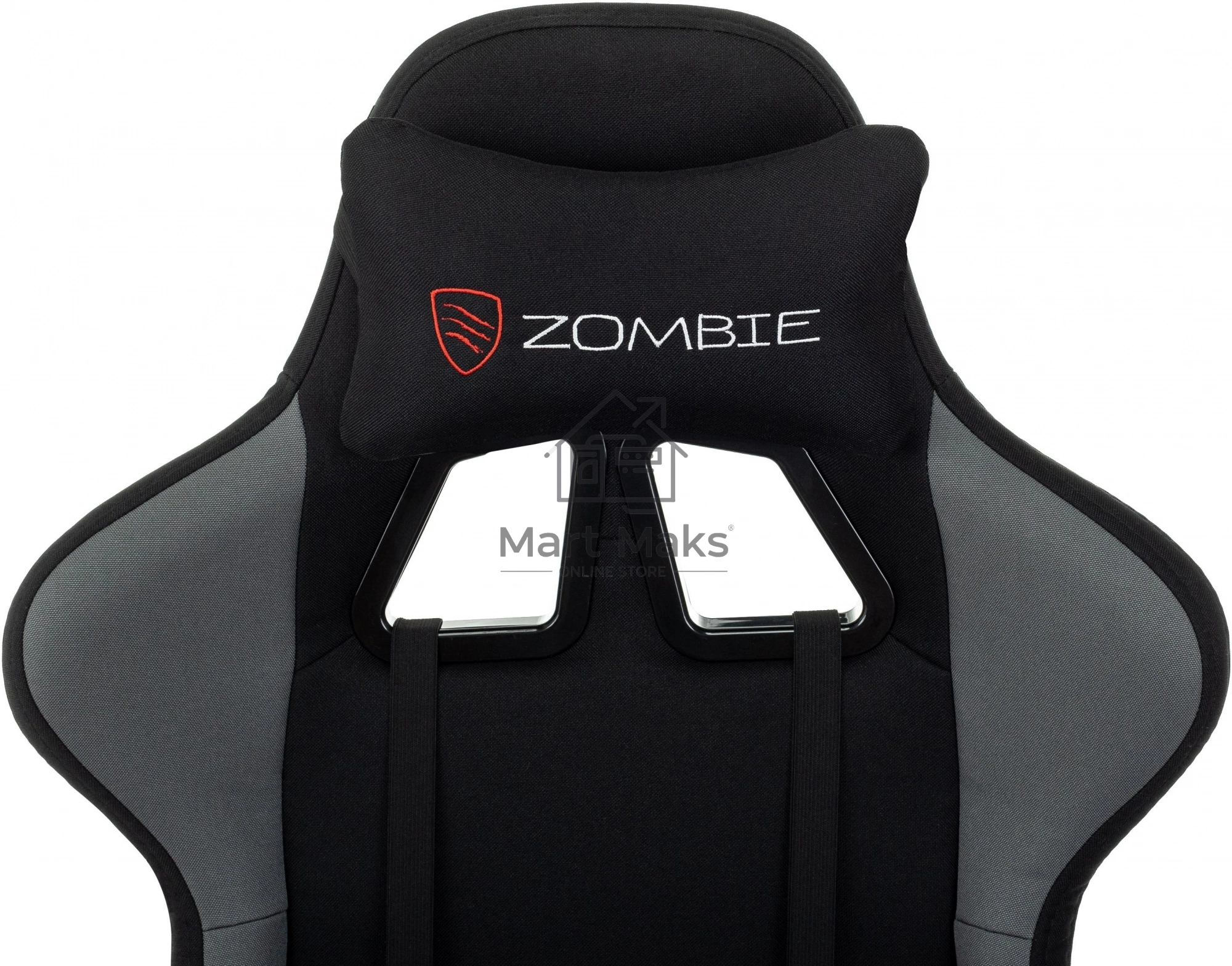 Кресло игровое Zombie Weaver черный/серый