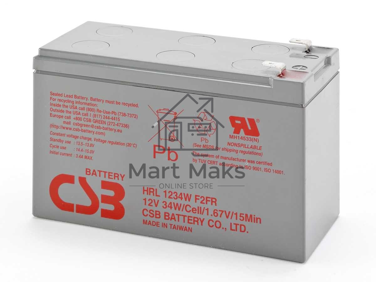Батарея CSB HRL 1234W (12V, 9Ah)