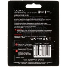 Карта памяти QUMO MicroSDXC 256 GB UHS-I, 3.0 , адаптер в комплекте SD, R/W 90/20 MB/s черно-красная картонная упаковка