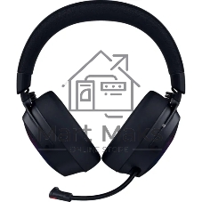 Гарнитура Razer Kraken V4 Pro чёрный, беспроводная + проводная, радиоканал, до 45 ч, подсветка