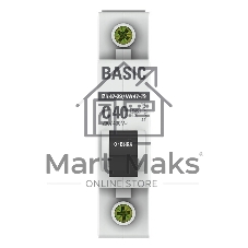 Выключатель автоматический EKF mcb4729-1-40C 1P 40А (C) 4,5кА ВА 47-29 EKF Basic