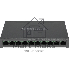 Коммутатор Mercusys MS110CP, 8×100 Мбит/с PoE + 2×1 Гбит/с, неуправляемый