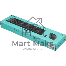 Комплект клавиатура+мышь Logitech MK220 беспроводной, USB, 1000 DPI, чёрный