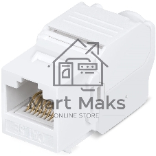 Модуль универсальный Cabeus, keystone, 1хRJ45(8P8C), Toolless, кат. 5е, неэкр., белый