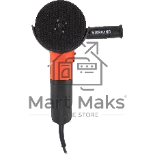 Угловая шлифовальная машина Starwind AG125E-950 950Вт 11000об/мин рез.шпин.:M14 d=125мм