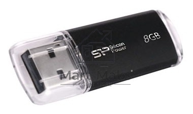 Флешка USB R/W Silicon Power R/W 8Gb Ultima II-I Series SP008GBUF2M01V1K USB2.0 черный