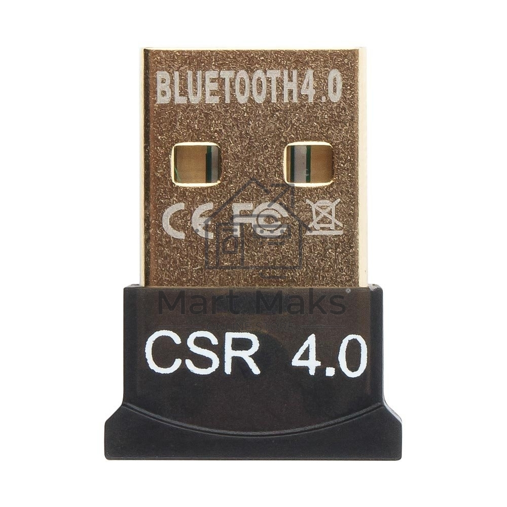 Адаптер Bluetooth Gembird, BTD-MINI5, ультратонкий корпус, v.4.0, 50 метров, до 24 Мбит/сек, USB