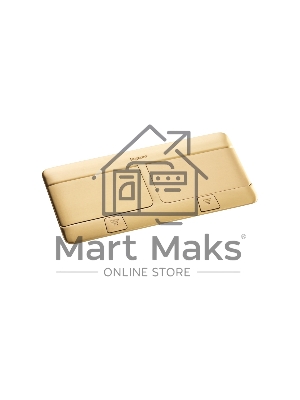 Выдвижной блок 8 (2х4) модулей, латунь