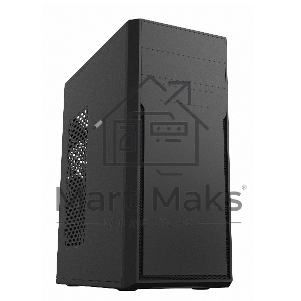 Компьютерный корпус c блоком питания 450 Ватт/ Case Foxline FL-302-FZ450-U32 ATX case, black, w/PSU 450W 8cm, w/2xUSB2.0+2xUSB3.0, w/pwr cord, w/o FAN