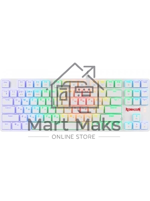 Клавиатура беспроводная Redragon Anubis беспроводная, USB, Bluetooth/Радиоканал, белый