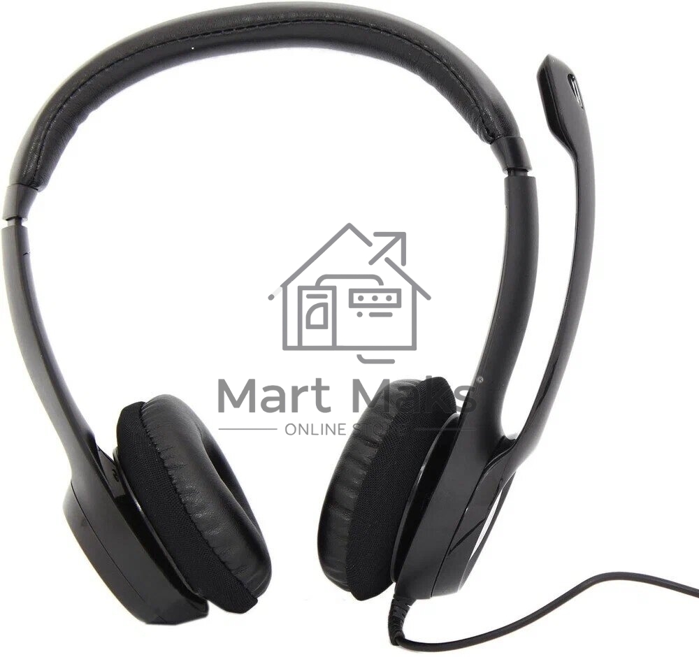 Гарнитура Logitech Headset Logitech H390 USB черный