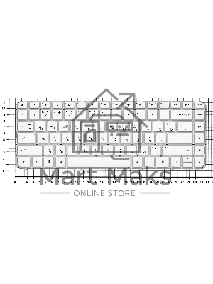 Клавиатура для ноутбука HP Pavilion G4-2000 белый без рамки