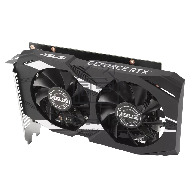 Видеокарта Asus DUAL-RTX3050-O6G NVIDIA GeForce RTX 3050 6Gb 96bit GDDR6 PCI-E 4.0 1507/14000 DVIx1 HDMIx1 DPx1 HDCP Ret