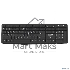 Клавиатура проводная CBR KB 115 USB, 104 кл., офисн., 1,8 м, резиновые ножки