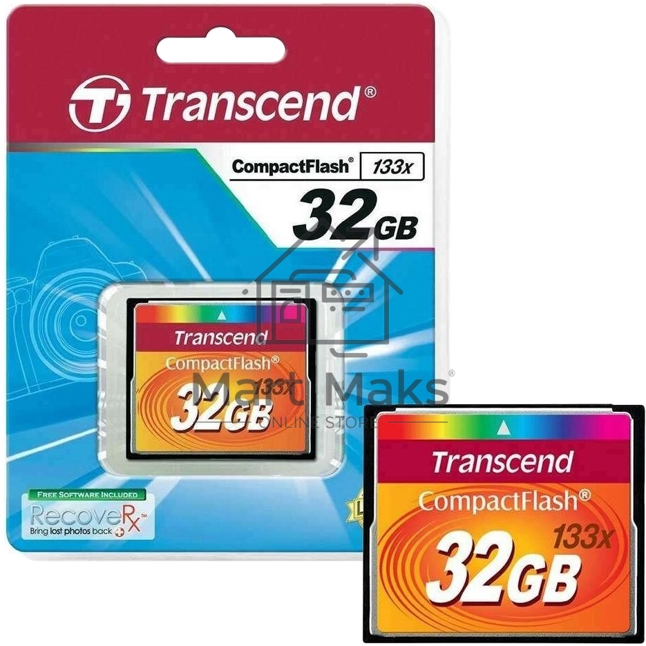 Флеш карта CF 2Gb 133x Type I Transcend (TS2GCF133)