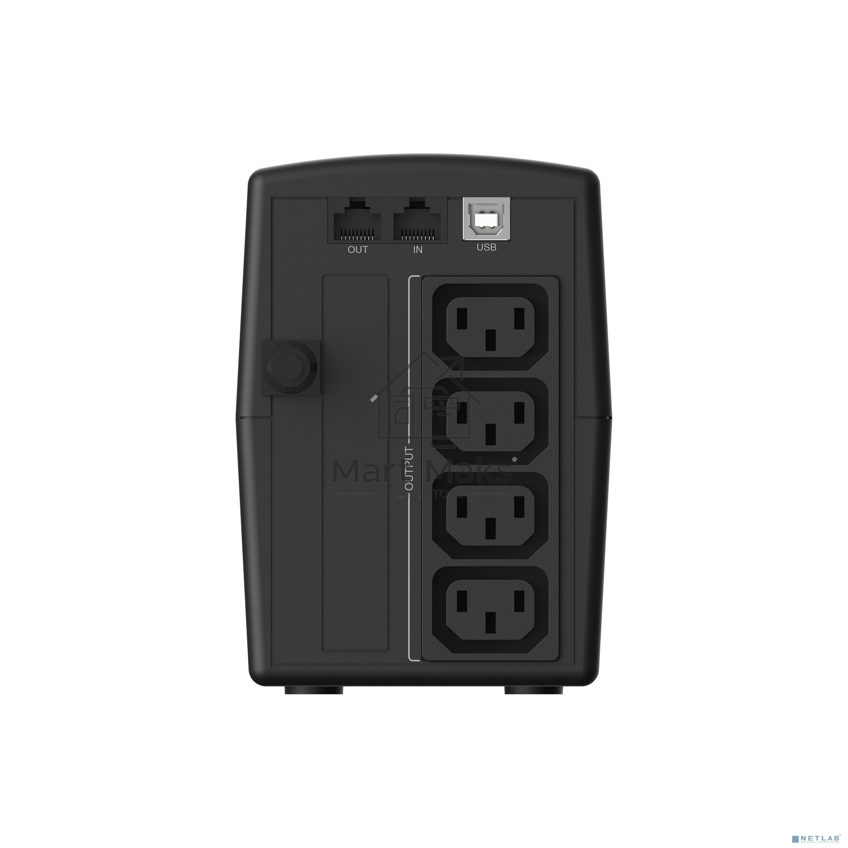 ИБП CBR QUANTUM QTM-850C Line Interactive 850 VA / 480 W, 4 x C13, HID-USB, RJ45 (QTM-850T-4I-LCUC)