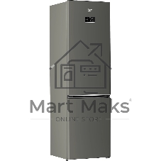 Холодильник Beko B3R0CNK402HG серый, двухкамерный, 257/100 л., морозилка снизу, No Frost