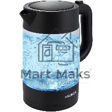 Чайник электрический Hyundai HYK-G7707 1.7л. 2200Вт графит корпус: стекло