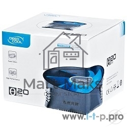 Кулер для процессора DEEPCOOL THETA 20 PWM черный, 100 мм, алюминий, 2400 об/мин, 32.5 дБ, 4 pin, 95 Вт, 60 мм