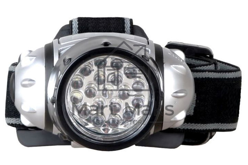 Фонарь ULTRAFLASH LED5353налобн металлик 19led 4 реж 3xr03 пласт коробка