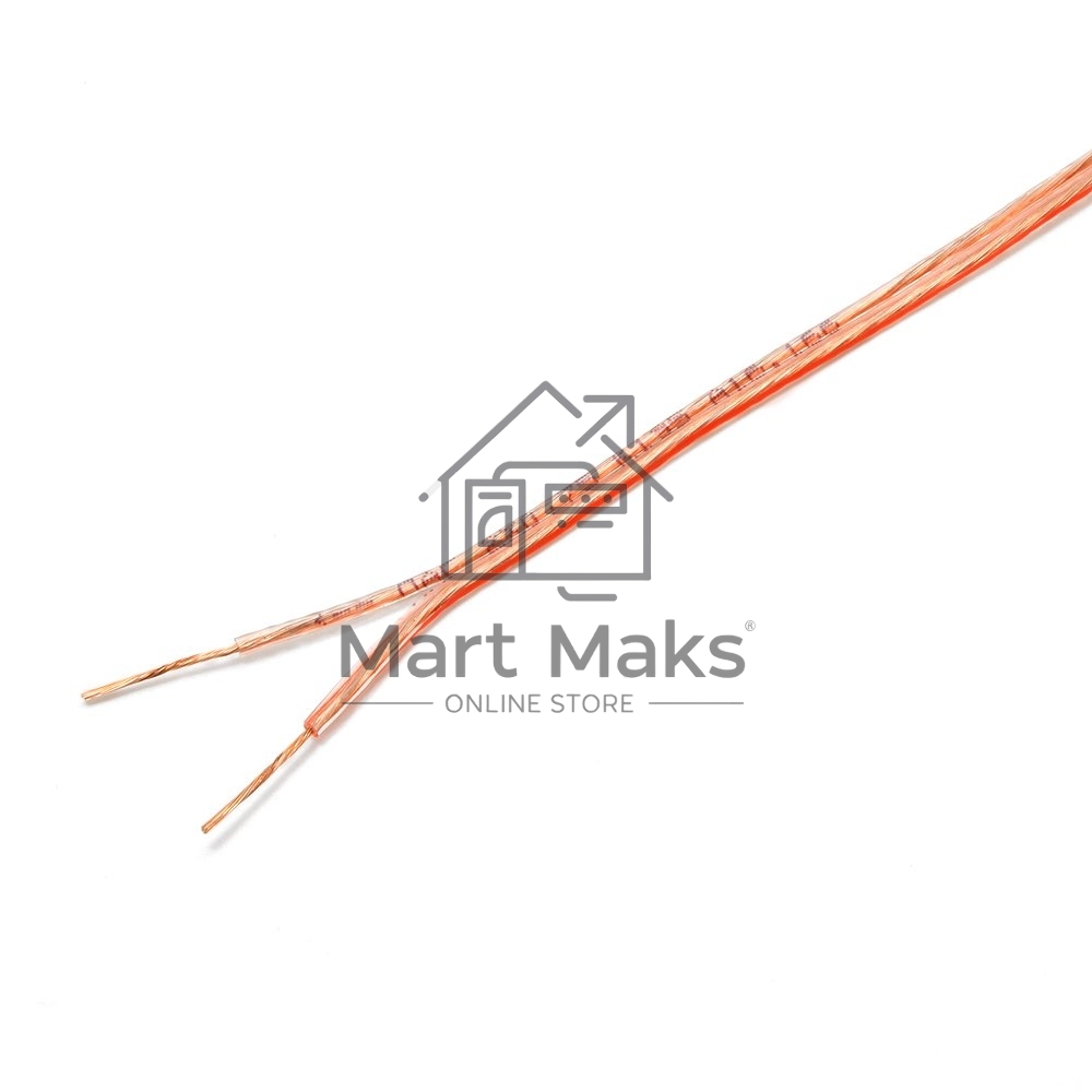 Акустический кабель Cablexpert CC-TC2x0,75-30M, прозрачный,  30 м, бухта