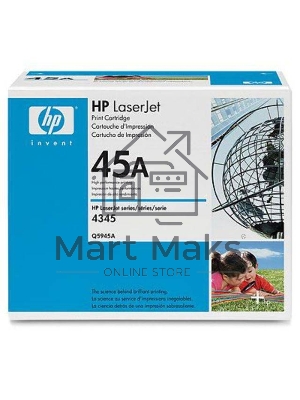 Картридж лазерный HP Q5945A черный для LJ 4345mfp 18 000 стр.