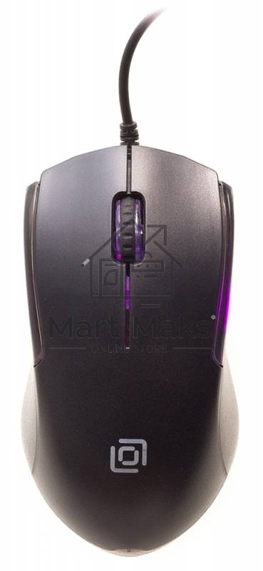 Мышь проводная Oklick 245M черный, 1000 dpi, USB, кнопки - 3