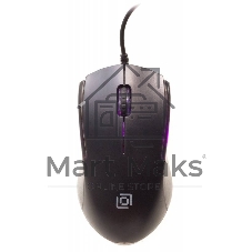 Мышь проводная Oklick 245M черный, 1000 dpi, USB, кнопки - 3
