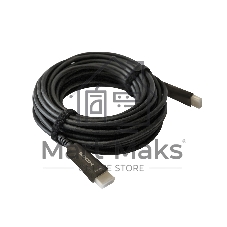 Кабель аудио-видео Digma HDMI 2.0 AOC HDMI (m)/HDMI (m) 30м. позолоченные контакты черный