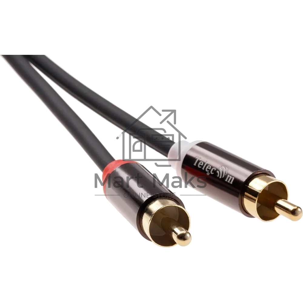Кабель соединит 2xRCA (M) - 2xRCA (M),1.5m, TelecomPRO <TAV7158M-1.5M>