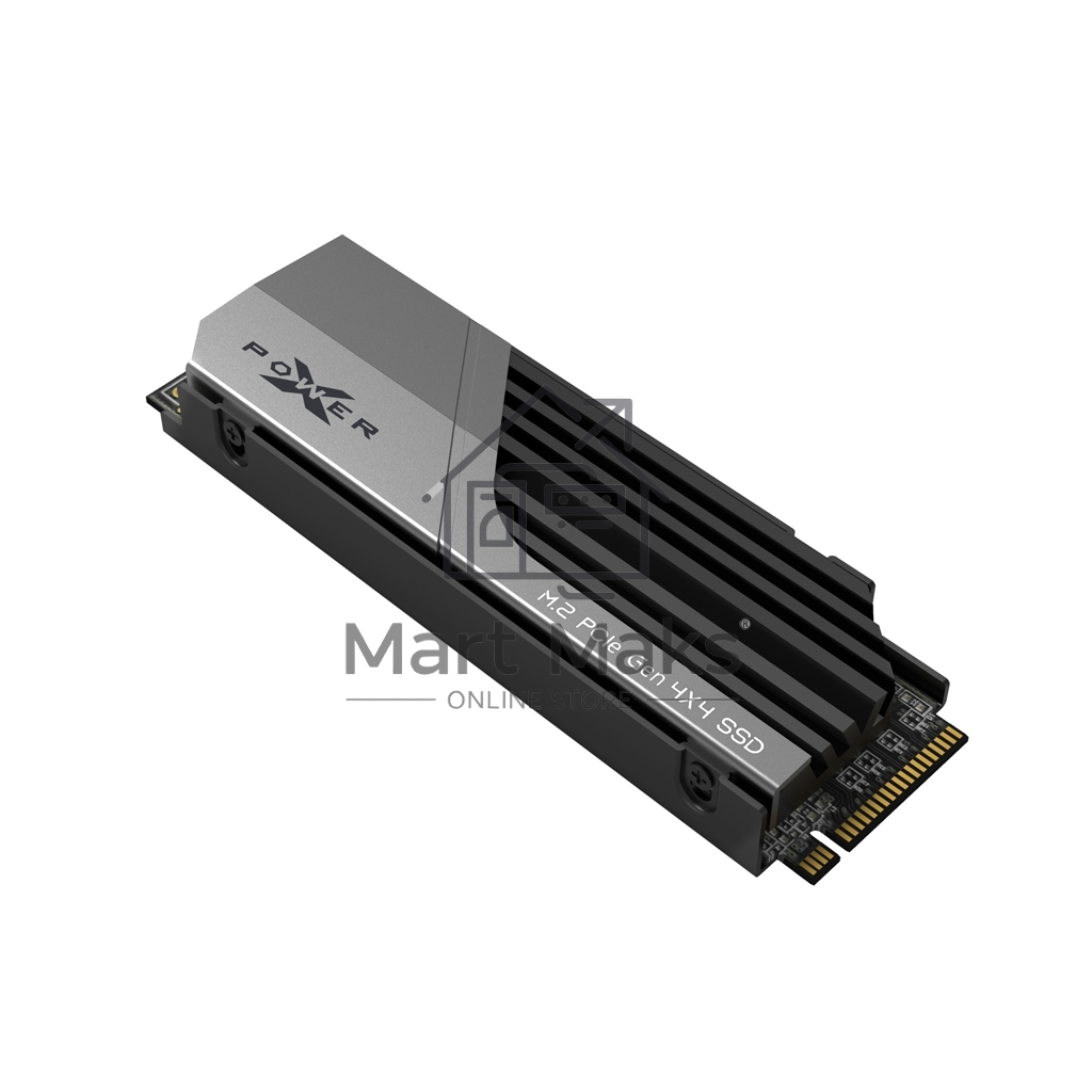 Накопитель SSD SiliconPower XS70, 1Tb, PCIe 4.0 x4, M.2 2280, NVMe, R/W 7300/6000, с радиатором