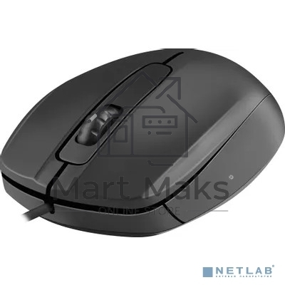 Мышь проводная Defender Alpha MB-507 черный, 1000 dpi, USB, кнопки - 3