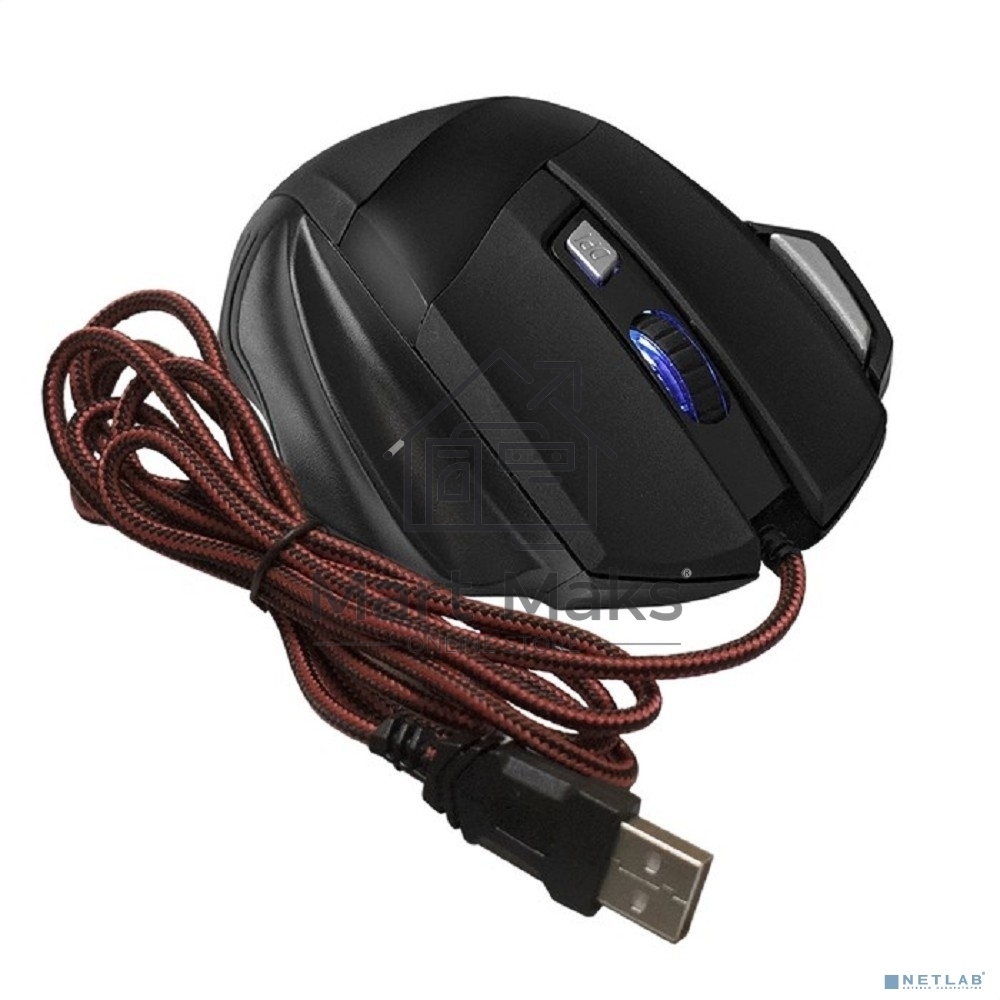 Мышь проводная ExeGate Gaming Standard Laser GML-793 черный, 3200 dpi, USB, кнопки - 7