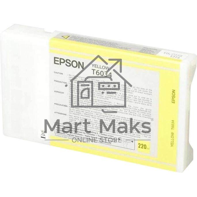 Картридж струйный Epson C13T603400 желтый для Epson St Pro 7880/9880 (220мл)