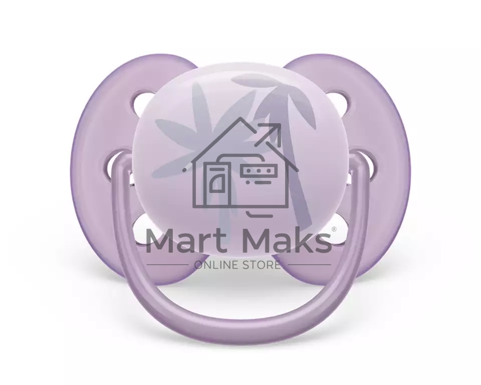 Пустышка Philips Avent ultra soft, пальмы, 0-6 мес., 1 шт.