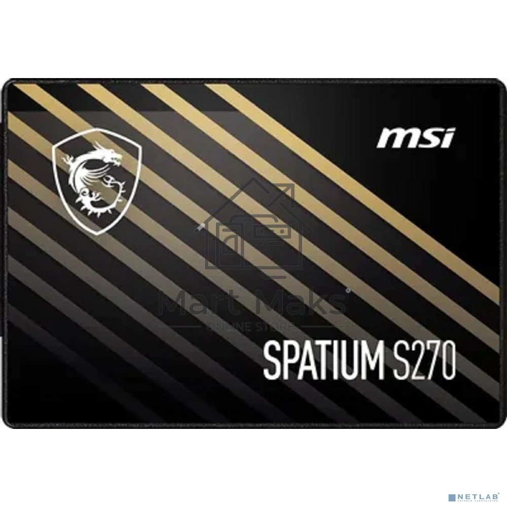 Накопитель SSD MSI SPATIUM S270, 960GB, 2.5