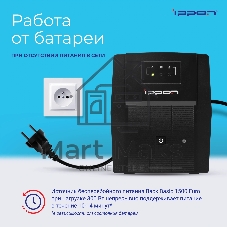 Источник бесперебойного питания Ippon Back Basic 1500 Euro / 1500 ВА / 900 Вт / 4 x CEE 7 (евророзетка)
