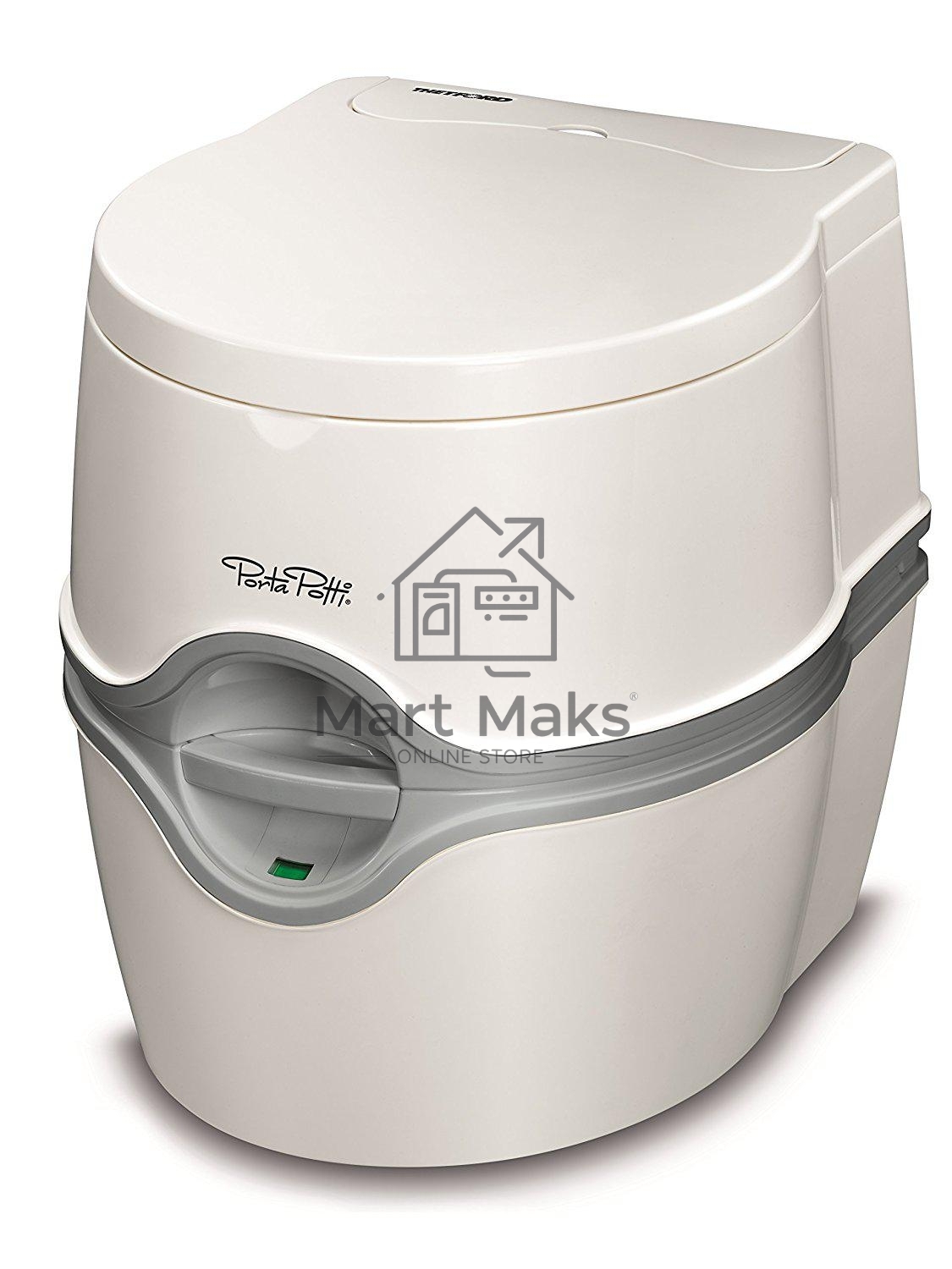 Биотуалет Thetford Porta Potti 565P белый, нижний бак 21л, верхний бак 15л, индикатор заполнения верхнего и нижнего баков, размер 45,8х38,8х45см