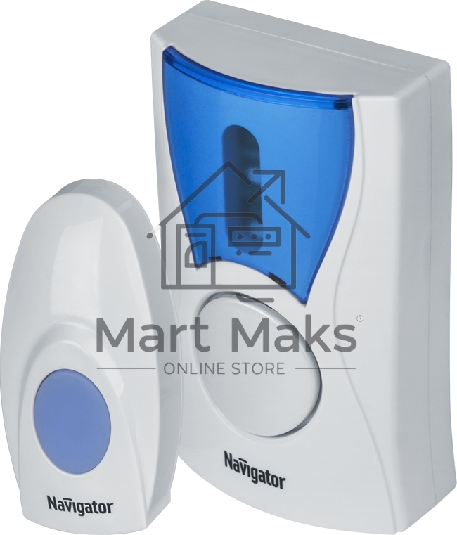 Звонок беспроводной 61 268 NDB-A-DC02-1V1-WH Navigator 61268