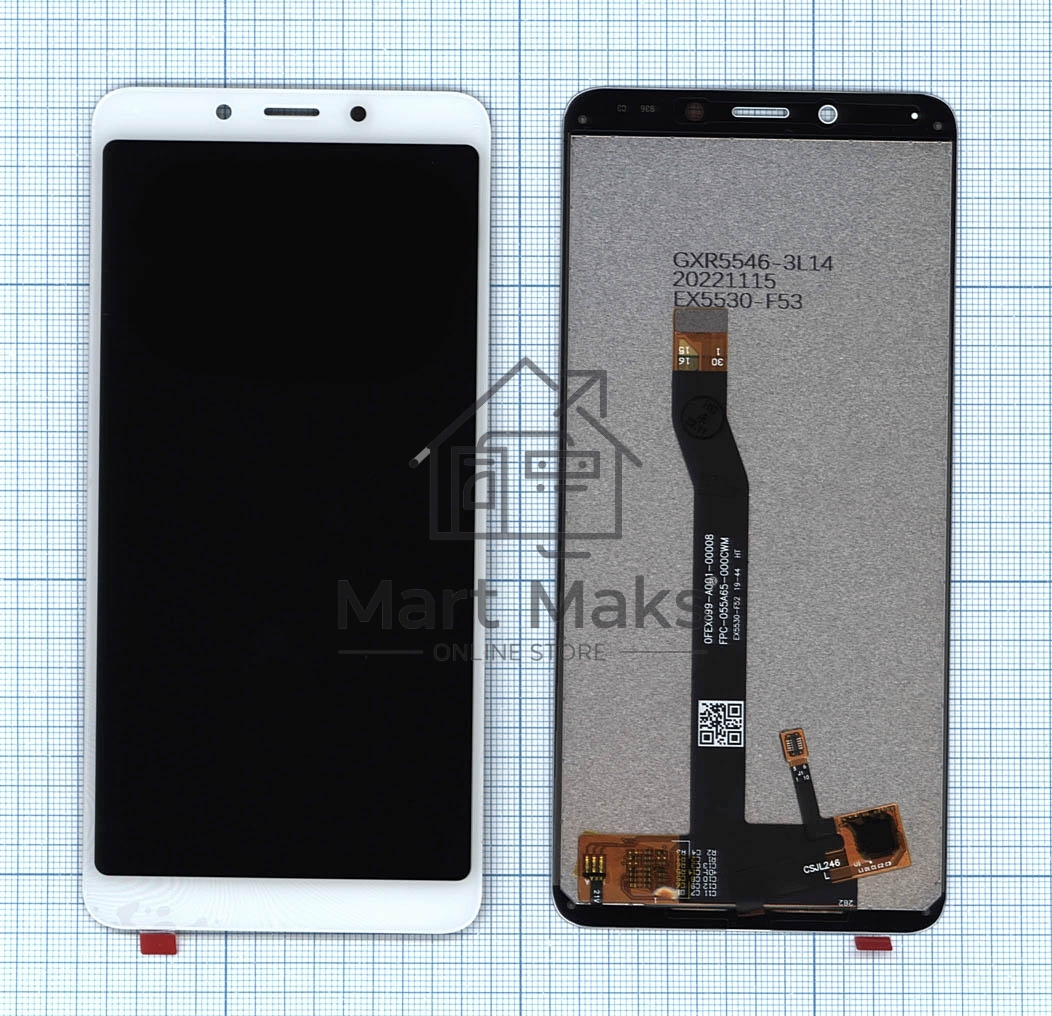 Дисплей для Xiaomi Redmi 6, Redmi 6A в сборе с тачскрином (copy) белый