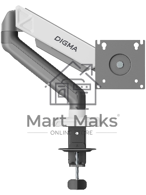 Кронштейн для мониторов ЖК Digma D-MM101 серый 17